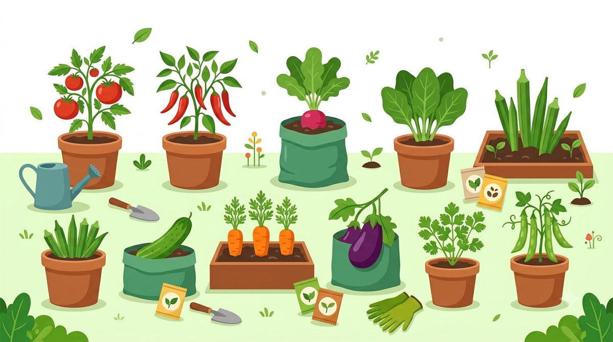 10 Easy-to-Grow Vegetables You Can Grow in Your Kitchen Garden
