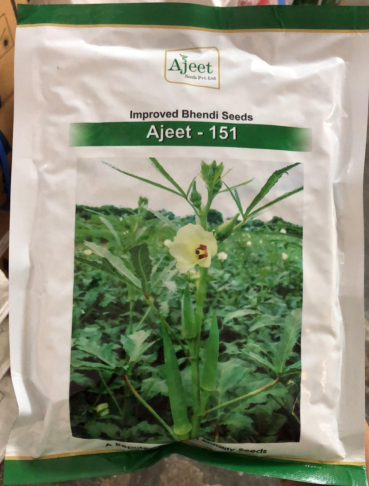 Okra Ajeet 151 (Ajeet Seeds - 500 gm)