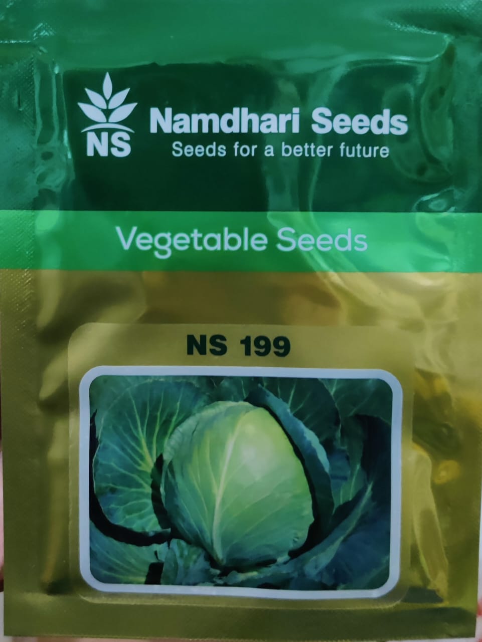 Cabbage NS 199 (Namdhari Seeds - 10 gm)