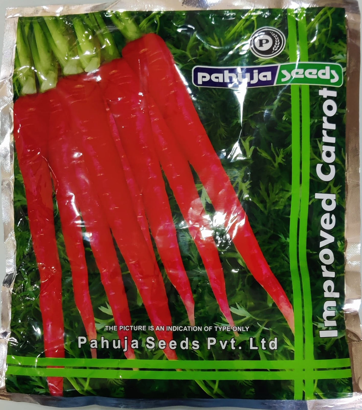 Improved Carrot Desi Red (Pahuja Seeds - 500 gm)