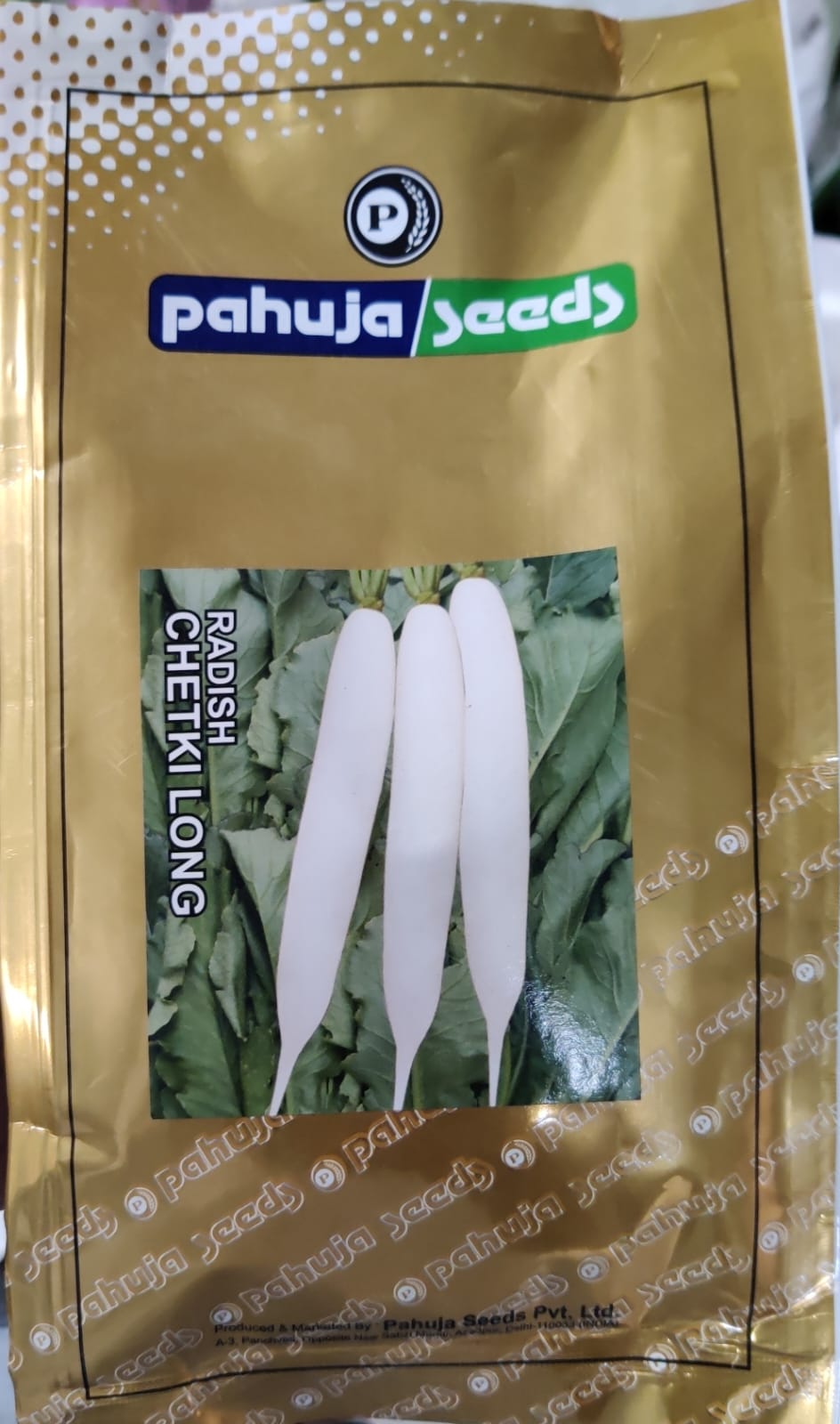 Radish Chetki Long (Pahuja Seeds - 250 gm)