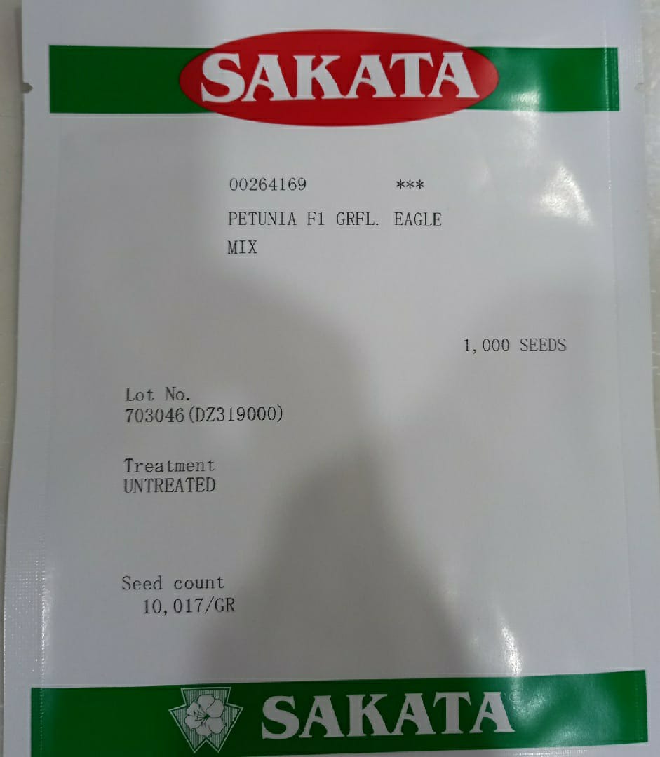 Petunia Eagle Mix (Sakata Seeds - 1000 Seeds)