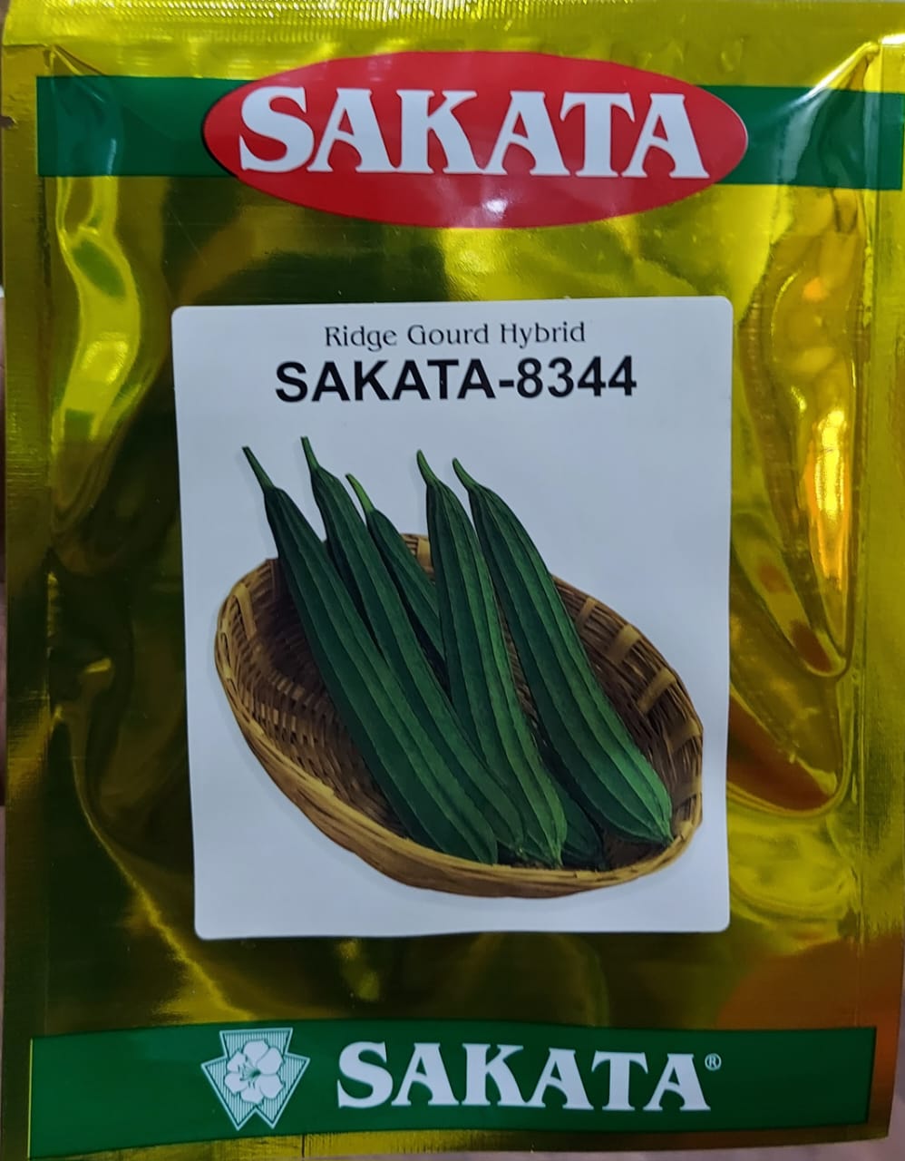 Ridge Gourd Sakata-8344 (Sakata Seeds - 50 gm)