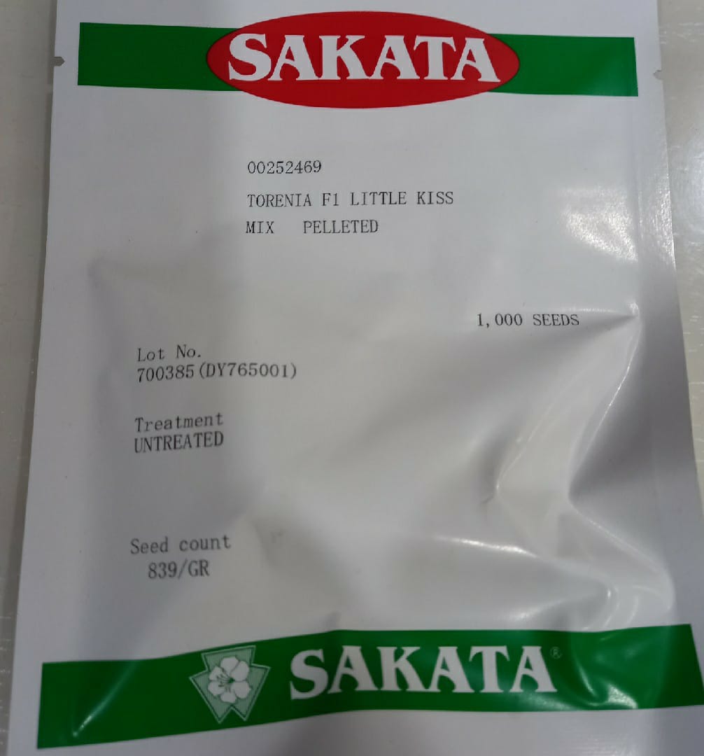 Torenia Little KIss Mix (Sakata Seeds - 1000 Seeds)