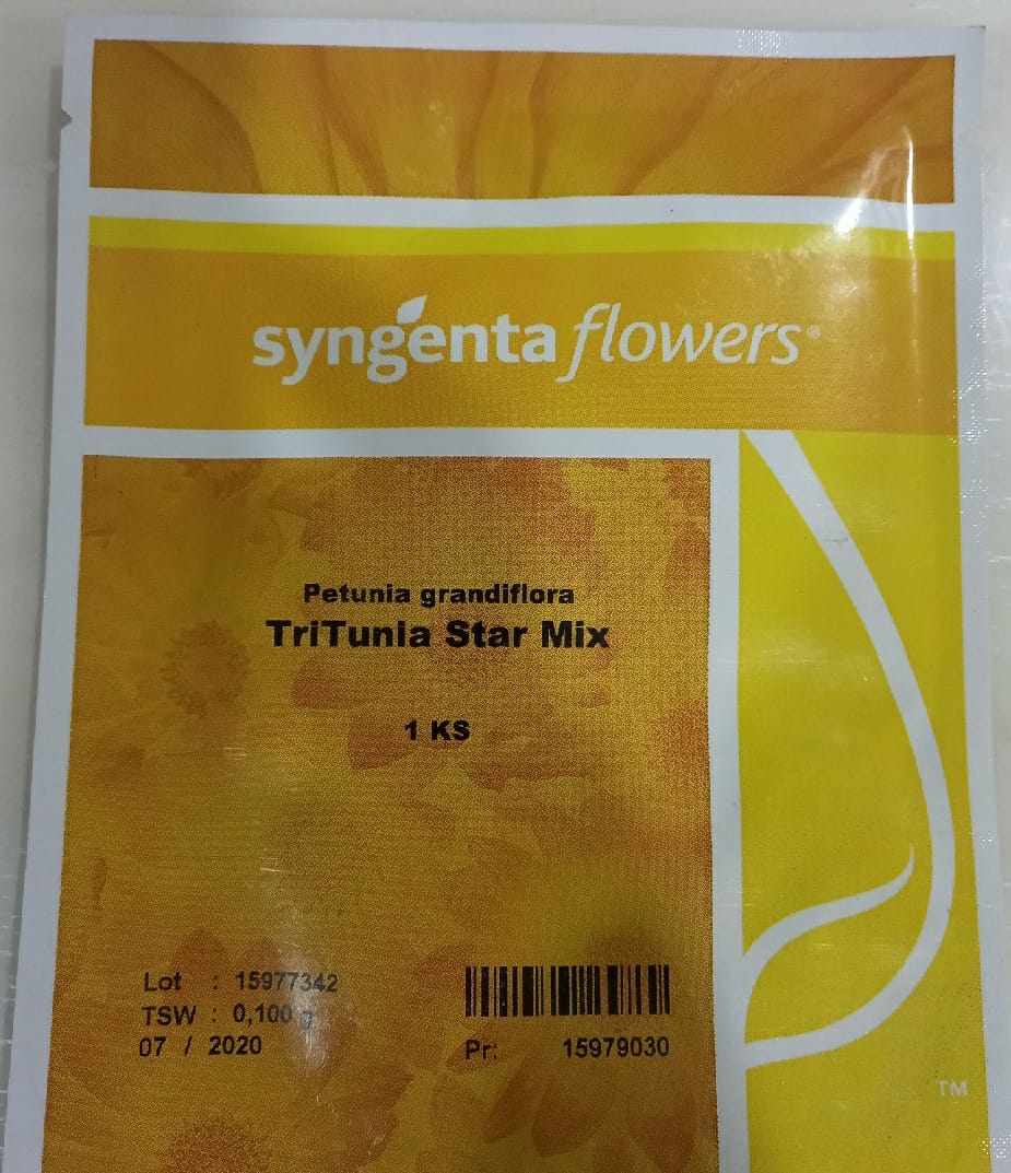 Petunia Tritunia Star Mix (Syngenta Seeds - 1000 Seeds)