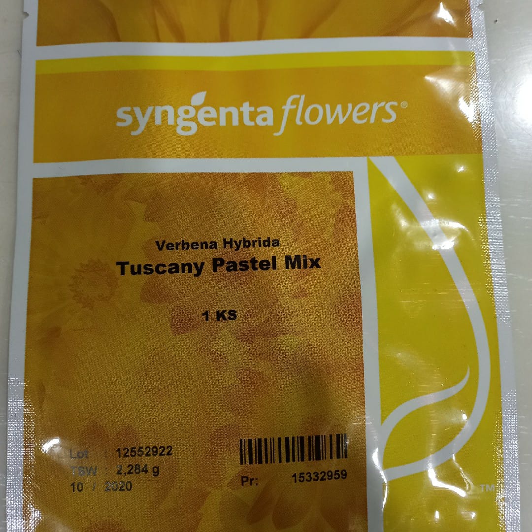 Verbana Tuscany Pastel Mix (Syngenta Seeds - 1000 Seeds)