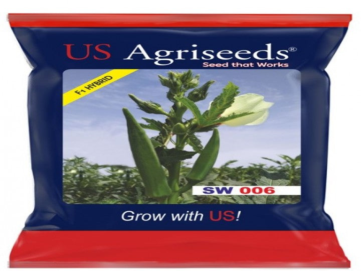 Okra SW 006 (US Agri Seeds - 250 gm)