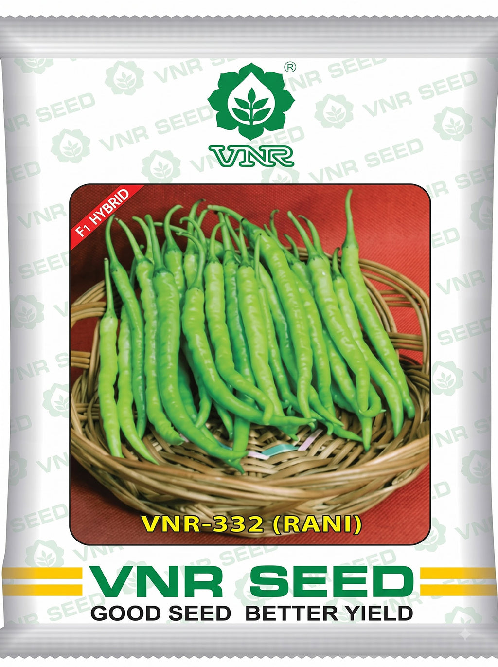ચિલી VNR 332 રાણી (VNR સીડ્સ - 10 ગ્રામ)